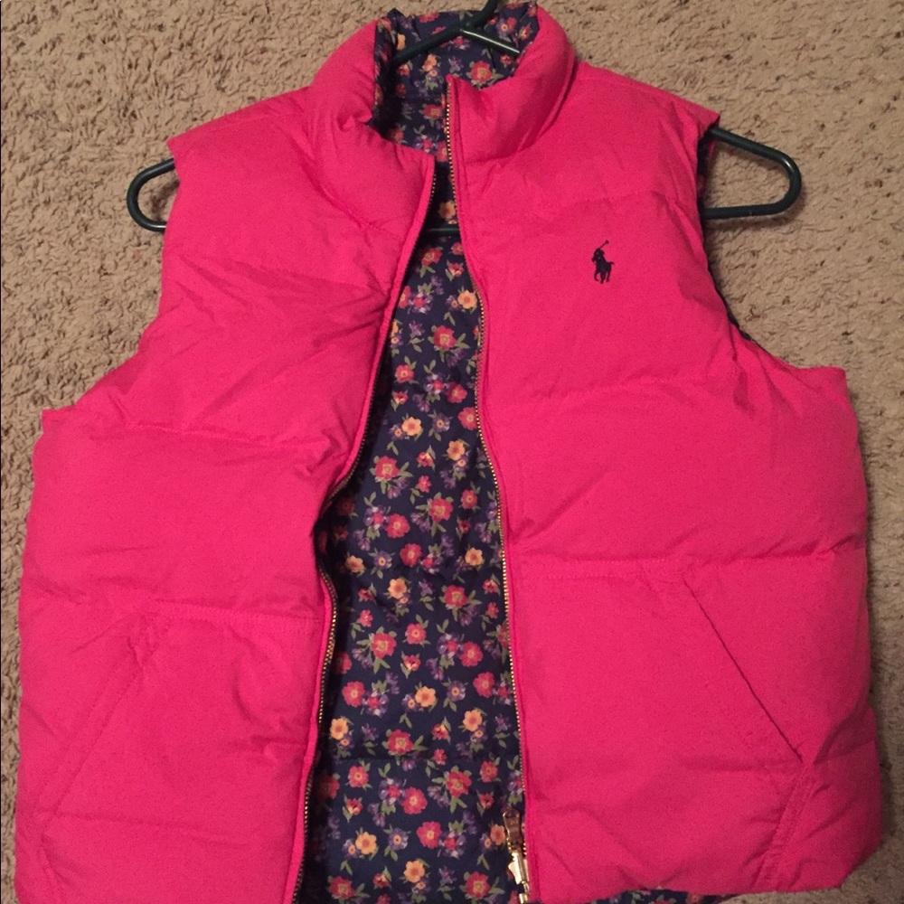 Reversible Ralph Lauren girls vest